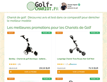 Tablet Screenshot of golf-chariot.fr
